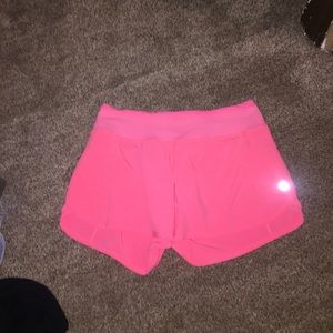 lululemon athletica Shorts - Bright pink lulu shorts lululemon athletica Shorts - Bright pink lulu shorts